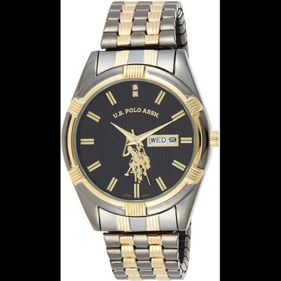 - U.S. Polo Assn. Classic Men's Two-Tone Watch  Watch - Picture 1 of 5